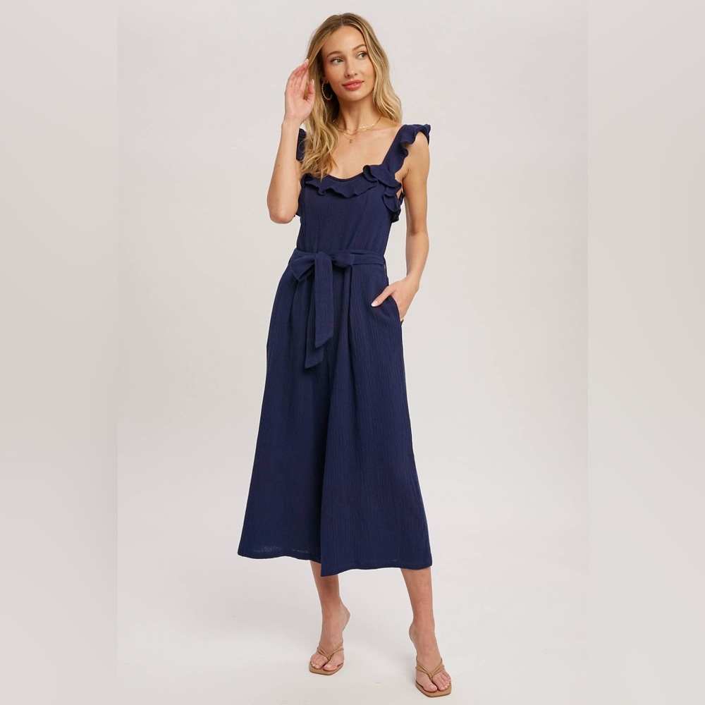 Bluivy - FRILL WIDE LEG JUMPSUIT